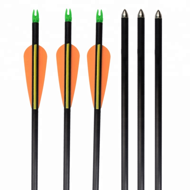 Elong Εξωτερική 111414 30inch ID6MM Fiberglass Shaft Arrow για τοξοβολία υπαίθρια αθλητικά γυρίσματα