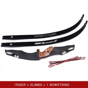 Nika τοξοβολία 220053 60inch recurve τόξο με 17inch ilf rh/lh iser -target sport shoting&hunting