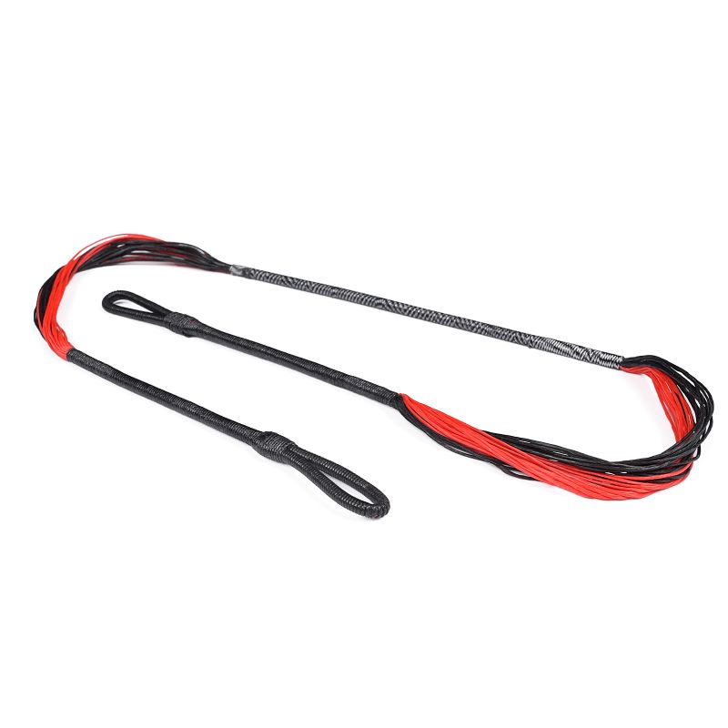 Elong Outdoor 280110-01 26.6inch 28 Strands Crossbow String Red Black Κατάλληλο για πάνω από 150lbs Recurve Crossbow