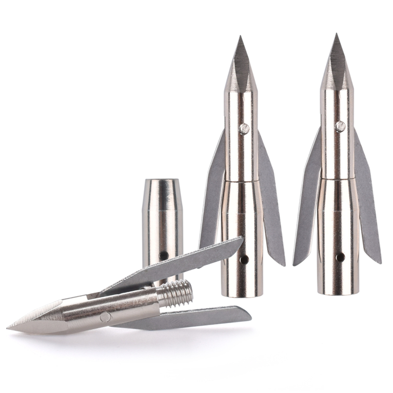 Nika Archery 151042 287 Grain 3 Blades Broadhead με ανοξείδωτο χάλυβα λεπίδες Crossbow κυνήγι βέλους