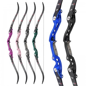 Nika τοξοβολία ET-10 62inch RH αλουμινίου ILF 19inch Riser Recurve Bow